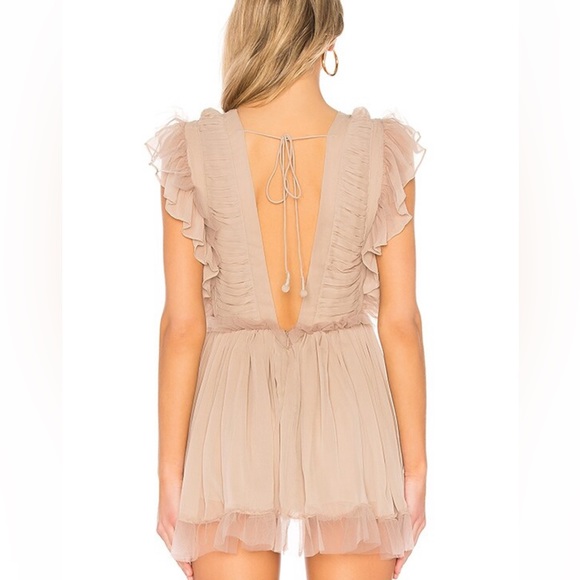 NWT Tularosa Amelia Dress Mauve Fluffy Puff - Picture 2 of 5